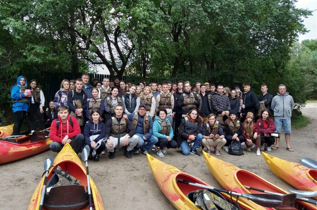 Spływ kajakowy klas 4A LO, 4B LO i 5A TECH