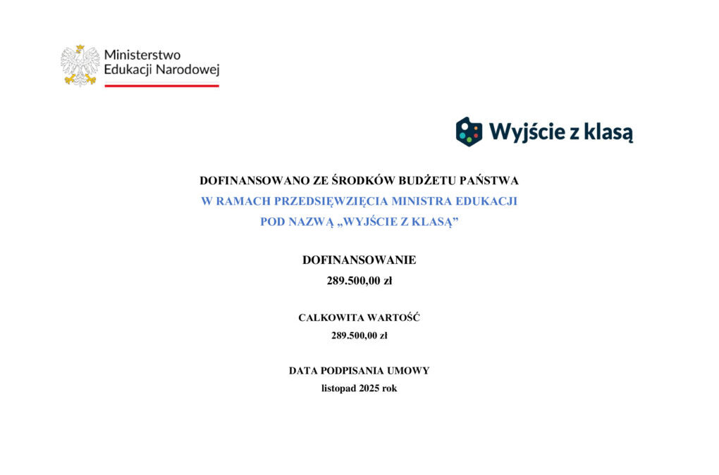 Realizacja przedsięwzięcia ,,Wyjście z klasą”.